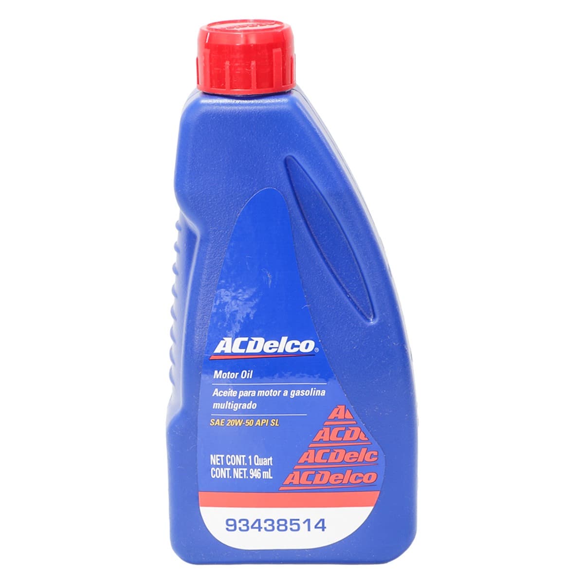 Aceite para motor a gasolina ACDelco SAE 20W-50 API SL 946 ml